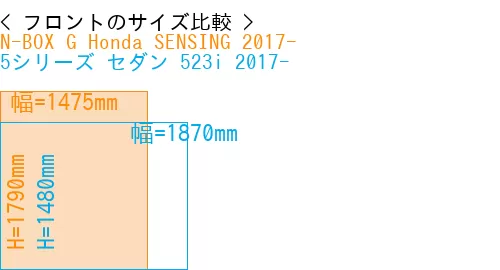 #N-BOX G Honda SENSING 2017- + 5シリーズ セダン 523i 2017-